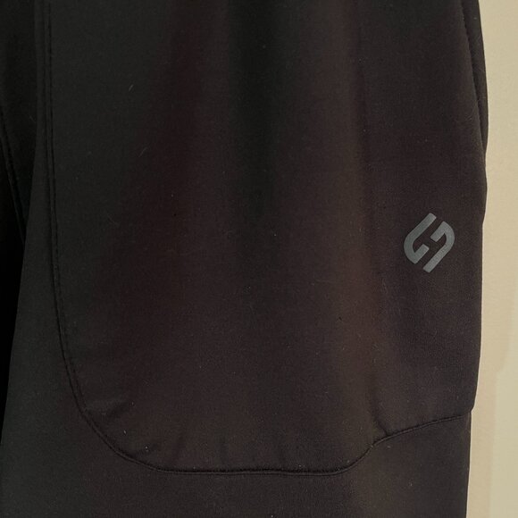 Hodo Men's jet black Jogger sweatpants athletic pants Small S Extra Tall EUC - Picture 2 of 5